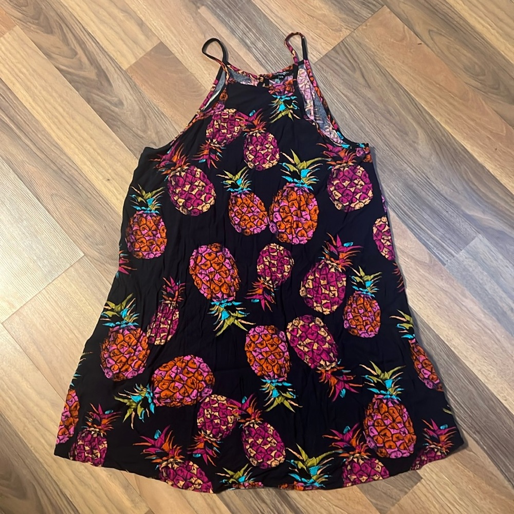 Black pineapple dress